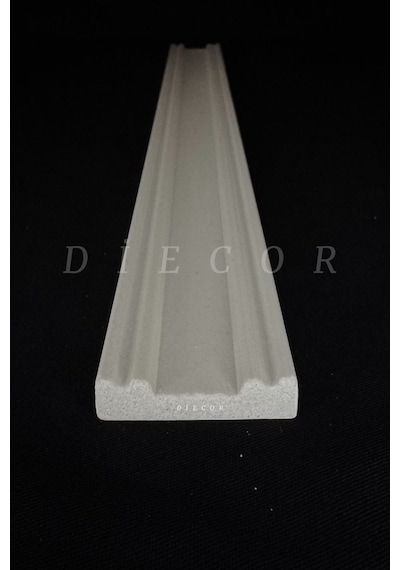 Diecor Boyanabilir Dekoratif Özel Hazır Kesim 4 Cm Duvar Çıtası 4 Cm Model:xa266