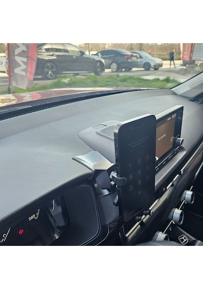 Honda Civic Fe1 2021-2024 Uyumlu Araca Özel Telefon Tutucu Direks