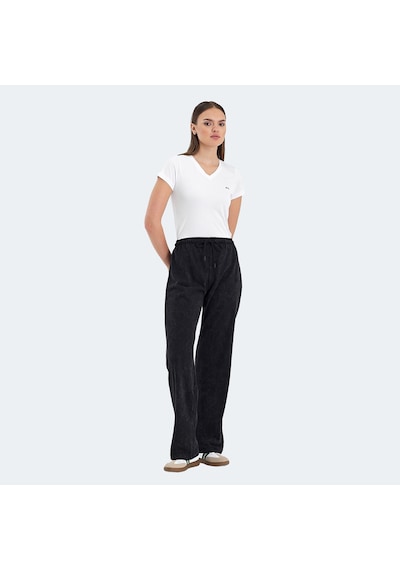 Slazenger VESPERA Kadın Bol Paça Siyah Eşofman Altı