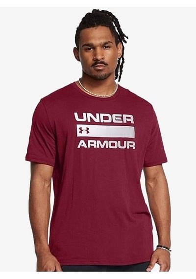 Under Armour Ua Team Issue Wordmark Ss Erkek Günlük Tişört Bordo