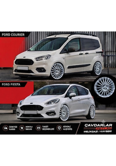 4x108 15 İnç Et:45 Cb:63.4 Ford Jantı Fiesta Courye Jantı Bir Takım 4 Adet