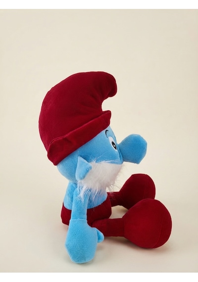 Peluş Şirin- Şirin Baba-45 Cm Mavi