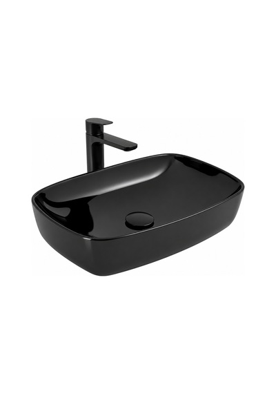 Serel Minimal Tezgahüstü Siyah Lavabo - 1633dxl060h Diğer
