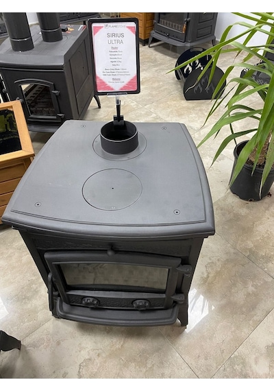 Sirius Ultra 3 Camlı Şömine Döküm Soba