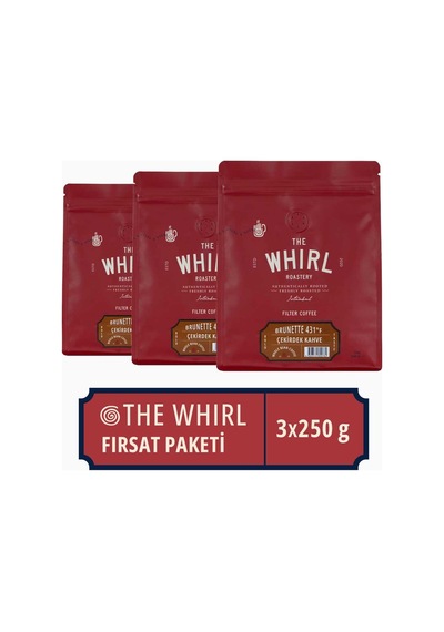 The Whirl Brunette 431°F Çekirdek Kahve 3'lü Fırsat Paketi