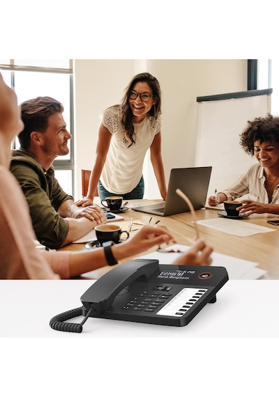 Gigaset Desk 600 Ekranlı Masaüstü Kablolu Telefon Siyah
