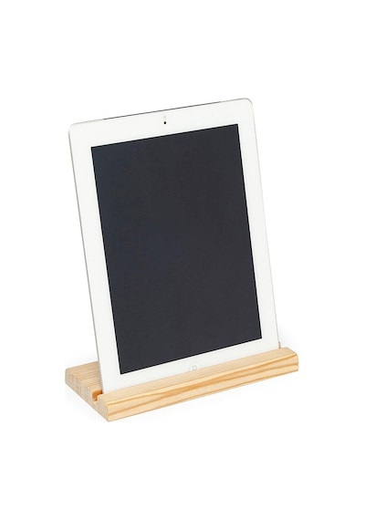 Masaüstü Ahşap Tablet Tutucu Kaydırmaz Tabanlı
