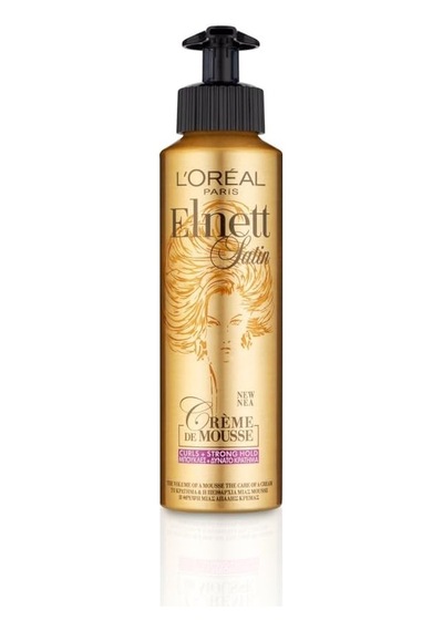 L Oréal Paris Elnett Crème De Mousse Bukleler İçin Güçlü Tutuş Saç Köpüğü, 200 Ml, Tekli Paket