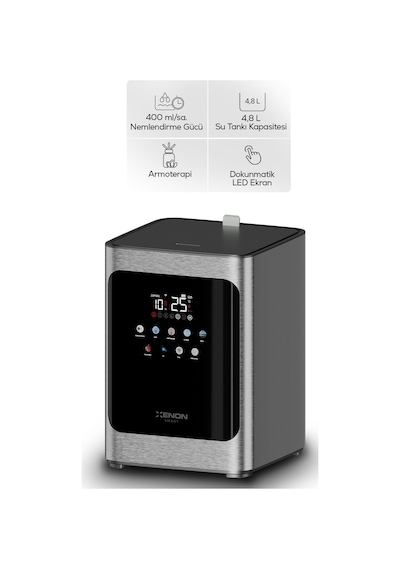 Xenon Smart Akıllı Hava Nemlendirici Pure Sıcak & Soğuk Buhar, 4.8l, Uv + Plazma, Wi-fi, 38db Sessiz X7452