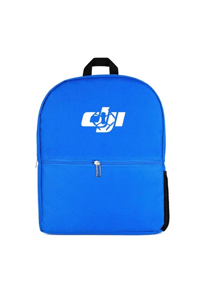 Dji Logo Silüet Mavi Sırt Çantası