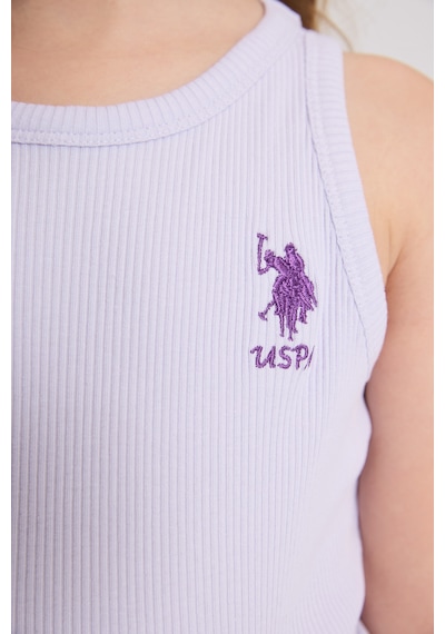 U.S. Polo Assn. U.s. Polo Assn. Kız Çocuk Lila Tişört Basic 50325671-vr034