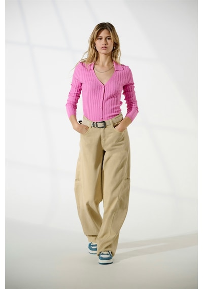 Only Onlprıme Hw Wıde Cut Pant Cc Pnt Kadın Gri Pantolon - 15338608 Gri