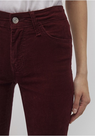 Mavi - Molly Bordo Kadife Pantolon 1013689467 Bordo