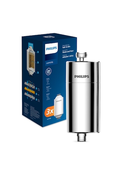 Philips Duş Filtresi Cilt ve Saç Dostu Awp1775P3ch Krom (3'lü Set)