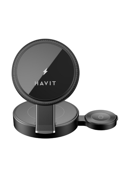 Havit W3100 Katlanabilir Kablosuz Şarj Cihazı 15w - Siyah