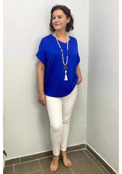 Mia Butik Büyük Beden Beyaz Full Likra Dar Paça Jean Beyaz