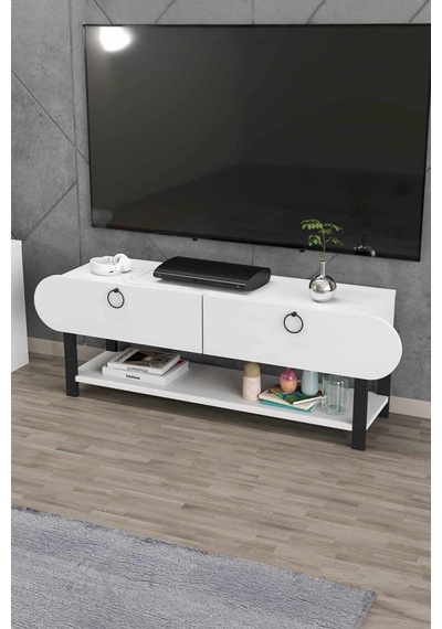 Setro Tv Ünitesi Beyaz 110 Cm Çok Renkli