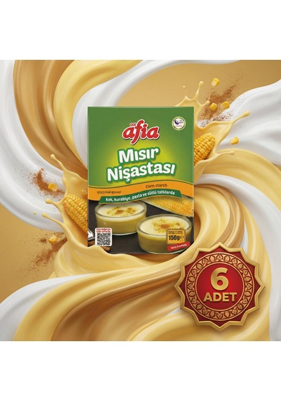 Afia Mısır Nişastası 6x150 Gr