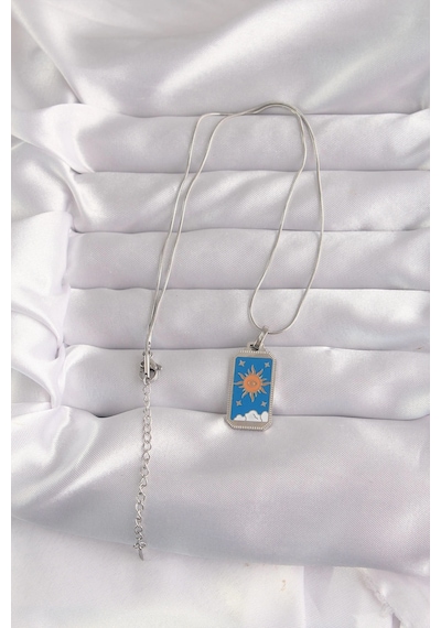 Mey İthalat 316l Çelik Gümüş Renk Mavi Mineli Güneş Model Tarot Kolye - Özel Seri Meyeb66cdcebe22cdf5d0e20a7367 Mey İthalat 316l Çelik Gümüş Renk Mavi Mineli Güneş Model Tarot Kolye - Özel Seri Meyeb66cdcebe22cdf5d0e20a7367