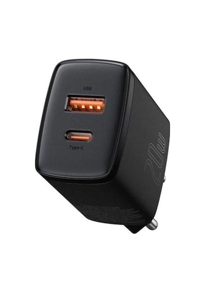 Baseus Compact 20W Qc3.0 Ultra Hızlı Şarj Adaptörü 1 Usb
