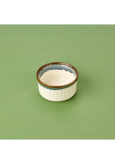 İpekk Porselen Sufle Kabı - Mavi - 9 Cm Renkli