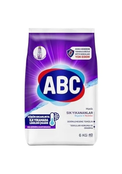 Abc Deterjan Matik Sık Yıkayanlar 6 Kg