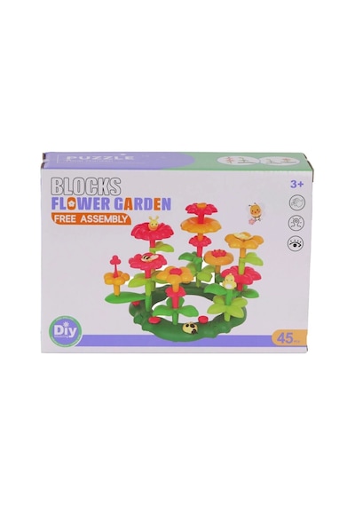 Ly008a 45 Pcs Güzel Bahçe Çiçek Seti Yeşil