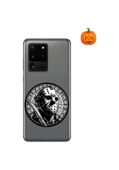 Dali Design Samsung Galaxy S20 Ultra Uyumlu Şeffaf Kılıf Horror 5 Tasarımlı