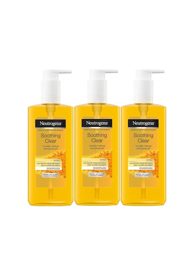 Neutrogena Soothing Clear Micellar Yüz Temizleme Jeli 3 x 200 ML