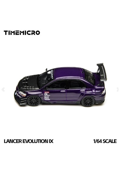 Time Micro X Design 1/64 Mitsubishi Lancer Evolution Ix Purple Pleksi