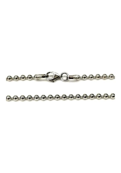 Omar Silver Unisex Top 2,5 Mm Rodyum Kaplama Gümüş Kolye Zincir O