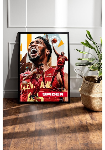 Donovan Mitchell Çerçeveli Tablo - Basketbol Nba Posteri Tablo