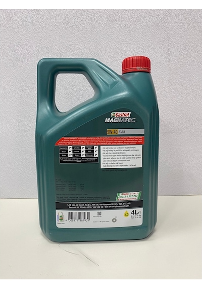 Castrol Magnatec 5w-40 A3/B4 Motor Yağı 4 L