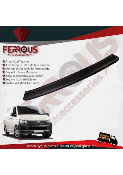 Volkswagen Transporter T5 Ferrous Arka Tampon Üstü Koruyucu 2003 2009