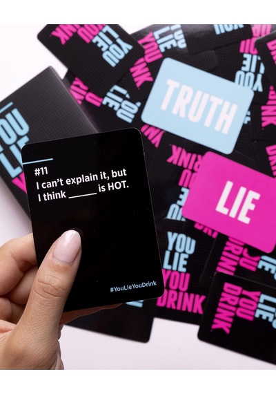 You Lie You Drink - Yalan Söyleyemeyen İnsanlar İçin İçme Oyunu Bir Parti Oyunu