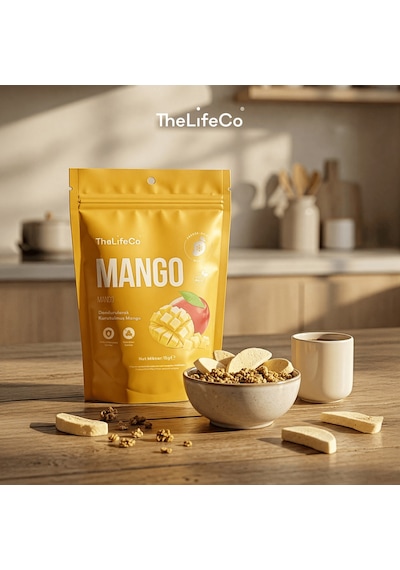 Thelifeco Freeze Dried - Dondurularak Kurutulmuş Mango 3'lü Paket 45 G