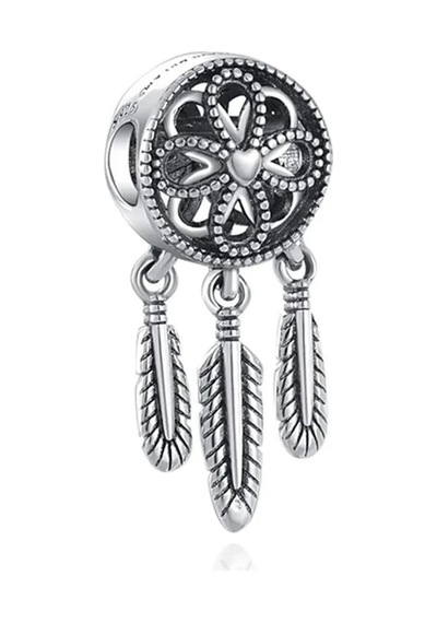 Spiritüel Düş Kapanı Sallantılı 925 Ayar Gümüş Charm