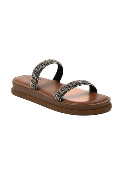 148 Brown Terlik Kadın 26261 Myconian 2025 Greek Sandal Kahverengi