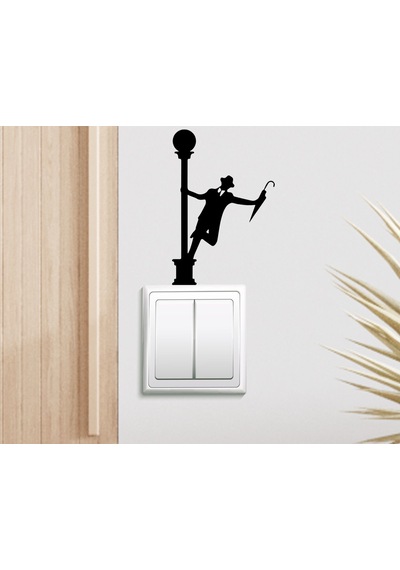 Bk Home Şarkı Söyleyen Adam Tasarımlı Duvar Sticker-1