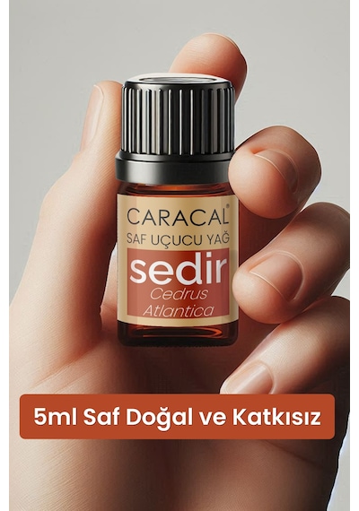 Caracal %100 Saf Sedir Ağacı Uçucu Yağı Doğal Sedir Ağacı Yağı 5 Ml Sedir Yağı