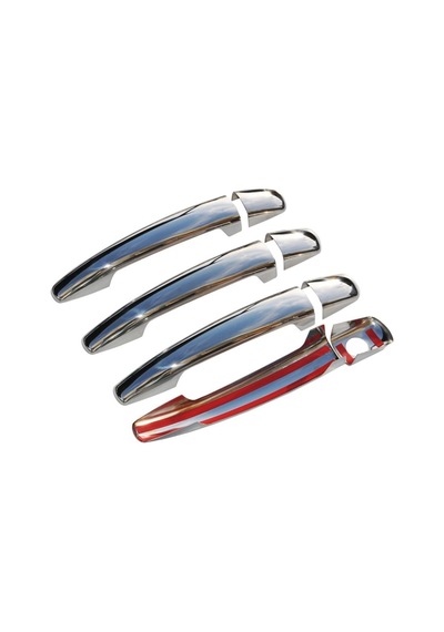 Citroen C4 2004- 2010 Krom Kapı Kolu Paslanmaz Çelik