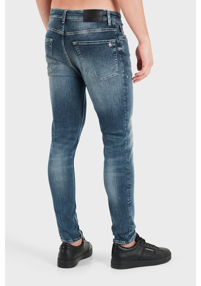 Boss Pamuklu Slim Fit Dar Paça Jeans Erkek Kot Pantolon 50566096 436 Lacivert