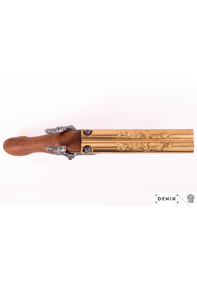 Denix Double Barrel 18th Pirate Pistol 43cm Koleksiyon Obje