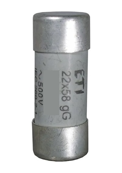 Eti Ch22gg-40a ,22x58mm 40a Gg/yavaş Kartuş Sigorta