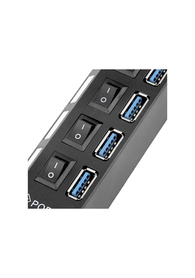 4 Port Anahtarlı Usb 3.0 Hub Çoklayıcı 30 Cm
