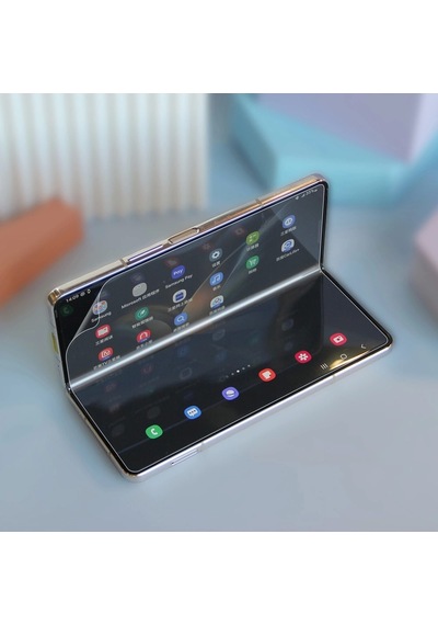 Galaxy Uyumlu Z Flip 5 Zore Hizalama Aparatlı S-fit Body Ekran Koruyucu