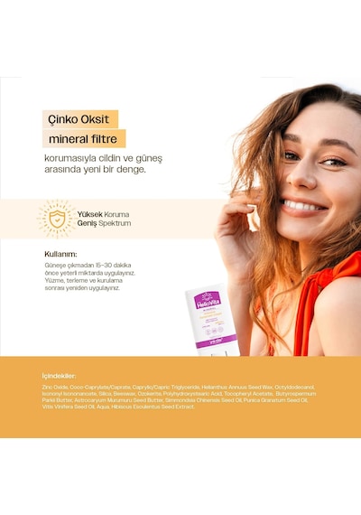 Heliovita Yüksek Koruma Etkili Güneşten Koruyucu Yoğunlaştırılmış Krem, Spf 50+, Pa++++