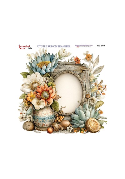 Ütü İle Rub On Transfer Kağıdı 30x30cm Rb-960