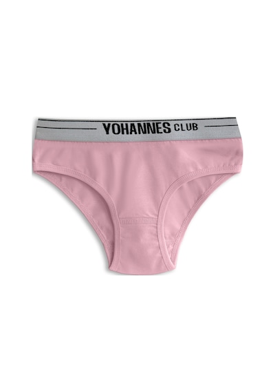 Yohannes Club, Kız Çocuk, Pamuklu Slip&atlet, Alt-üst, 3 Çift Takım, Karışık Renkli Karışık