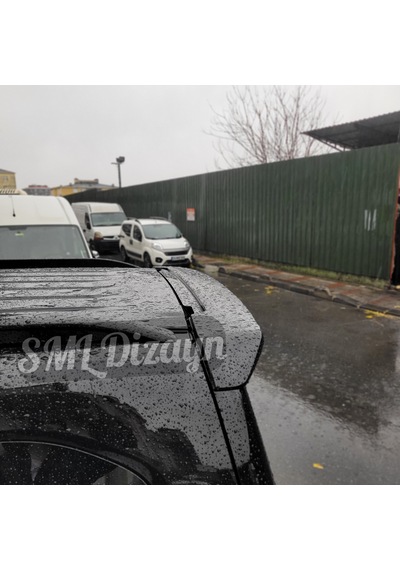 Fiat Doblo 2023+ Spoiler Plastik Boyasız Spoyler Rüzgarlık